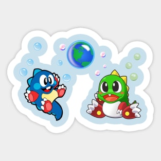 Bubble Bobble Sticker